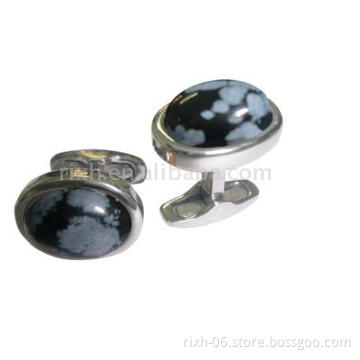 2013 titanium semi-precious pure base metal cufflinks